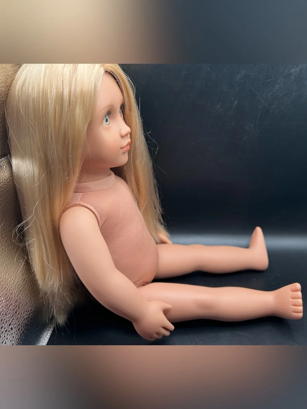 Our Generation 18” Doll Blonde Hair Blue Eyes Toy Extra Clothes Shoes